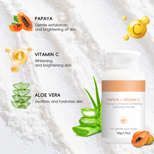 BOBO Brightening Rice Enzyme Facial Cleansing Powder