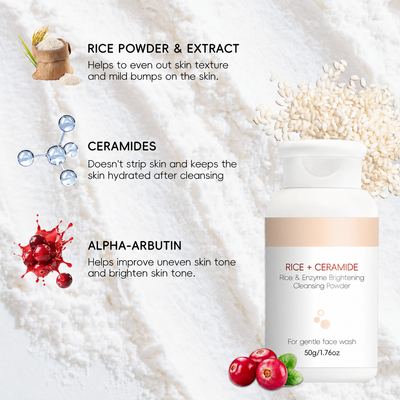 BOBO Brightening Rice Enzyme Facial Cleansing Powder - VIP CLUB